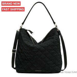 Oversized Hobo Shoulder Bag Performance Twill Water Repellent Roomy